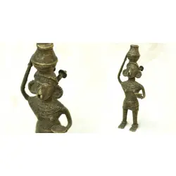 Ormolu ✺ Dhokra Tribal Women { 4 }